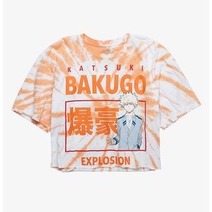 Bakugou My Hero academia Anime Crop Top